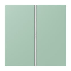 Jung Tastensatz 2fach, F40, Serie LS, vert anglais clair...