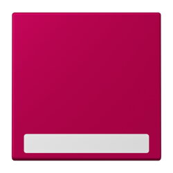 Jung Wippe 1fach, mit Schriftfeld, Serie LS, rouge rubia...