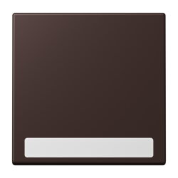 Jung Wippe 1fach, mit Schriftfeld, Serie LS, terre...