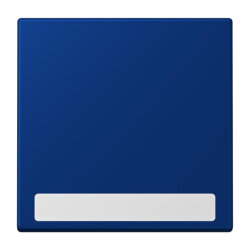 Jung Wippe 1fach, mit Schriftfeld, Serie LS, bleu...