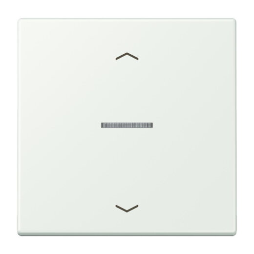 Jung Wippe mit Lichtleiter, mit Pfeilsymbolen für Taster 1fach, Serie LS, outremer gris LC101KO5P210