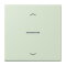 Jung Wippe mit Lichtleiter, mit Pfeilsymbolen für Taster 1fach, Serie LS, vert anglâis pale LC101KO5P218