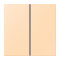 Jung Tastensatz 2fach, F40, Serie LS, ocre LC402TSA223