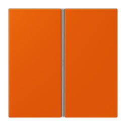 Jung Tastensatz 2fach, F40, Serie LS, orange vif LC402TSA260