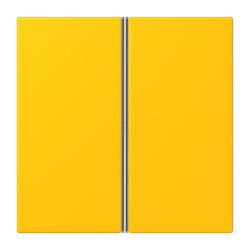 Jung Tastensatz 2fach, F40, Serie LS, le jaune vif...