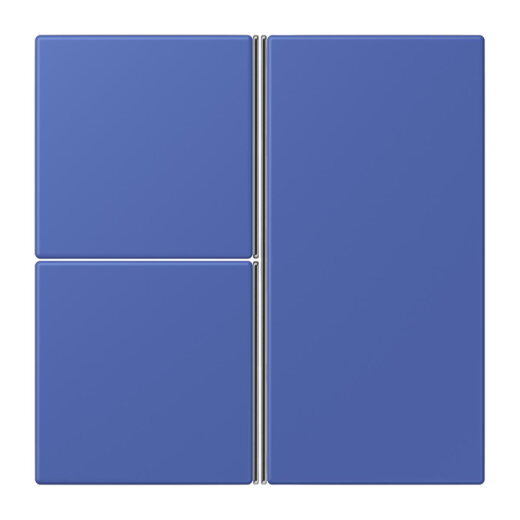 Jung Tastensatz 3fach, F40, Serie LS, bleu outremer 31 LC403TSA206