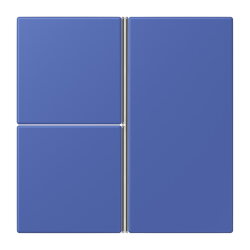 Jung Tastensatz 3fach, F40, Serie LS, bleu outremer 31...