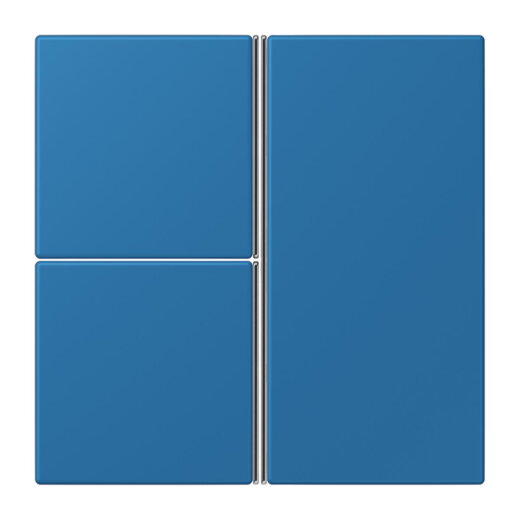Jung Tastensatz 3fach, F40, Serie LS, bleu céruléen 31 LC403TSA211