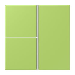 Jung Tastensatz 3fach, F40, Serie LS, vert clair LC403TSA221