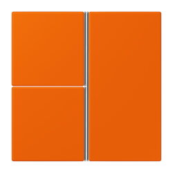Jung Tastensatz 3fach, F40, Serie LS, orange LC403TSA224