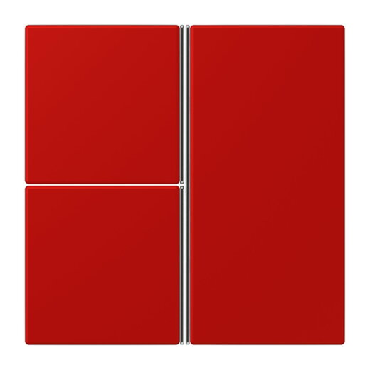 Jung Tastensatz 3fach, F40, Serie LS, rouge vermillon 31 LC403TSA227