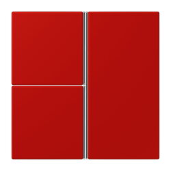 Jung Tastensatz 3fach, F40, Serie LS, rouge vermillon 31...