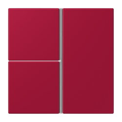 Jung Tastensatz 3fach, F40, Serie LS, rouge carmin...