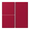 Jung Tastensatz 3fach, F40, Serie LS, rouge carmin LC403TSA229
