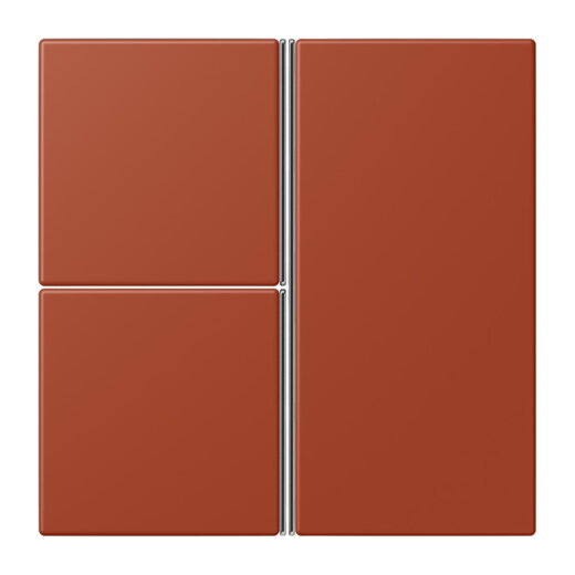 Jung Tastensatz 3fach, F40, Serie LS, locre rouge LC403TSA232