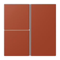 Jung Tastensatz 3fach, F40, Serie LS, locre rouge...