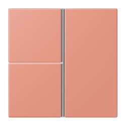 Jung Tastensatz 3fach, F40, Serie LS, locre rouge moyen...