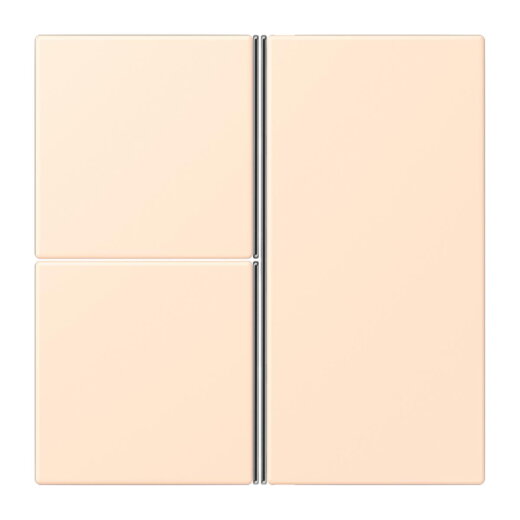 Jung Tastensatz 3fach, F40, Serie LS, terre sienne pâle LC403TSA238