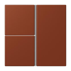 Jung Tastensatz 3fach, F40, Serie LS, terre sienne...