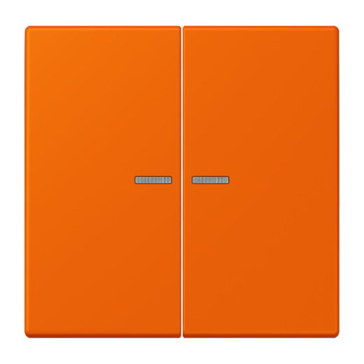 Jung Wippe mit Lichtleiter für Taster 2fach, Serie LS, orange LC102KO5224