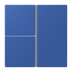 Jung Tastensatz 3fach, F40, Serie LS, bleu outremer 59...