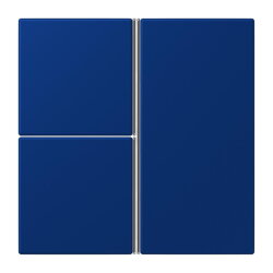 Jung Tastensatz 3fach, F40, Serie LS, bleu outremer...