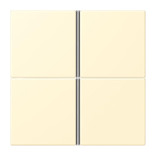 Jung Tastensatz 4fach, F40, Serie LS, blanc LC404TSA201