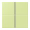 Jung Tastensatz 4fach, F40, Serie LS, vert jaune clair LC404TSA222