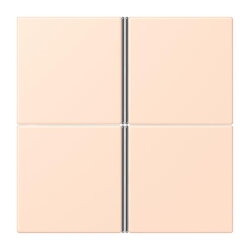 Jung Tastensatz 4fach, F40, Serie LS, rose pâle...