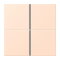 Jung Tastensatz 4fach, F40, Serie LS, rose pâle LC404TSA228