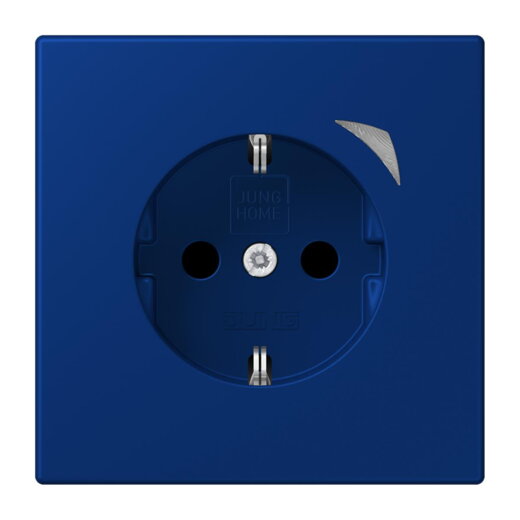 Jung HOME SCHUKO® Steckdose, 16 A 250 V ~, Schraubklemmen, mit Funktionsanzeige, SAFETY+, Thermoplast lackiert BTLC1521S261