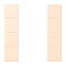 Jung Tastensatz 4fach, F50, Serie LS, terre sienne pâle LC504TSA238