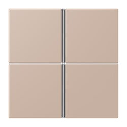 Jung Tastensatz 4fach, F40, Serie LS, ombre br?lée...