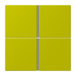 Jung Tastensatz 4fach, F40, Serie LS, vert olive vif...