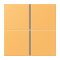 Jung Tastensatz 4fach, F40, Serie LS, ocre jaune clair LC404TSA254