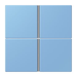 Jung Tastensatz 4fach, F40, Serie LS, bleu...