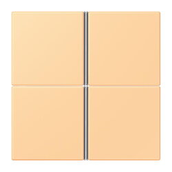 Jung Tastensatz 4fach, F40, Serie LS, terre sienne claire...