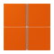 Jung Tastensatz 4fach, F40, Serie LS, orange vif LC404TSA260