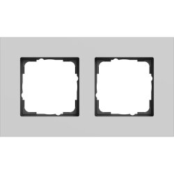 Gira Abdeckrahmen 2f Gira Esprit Alum. Grau m (lack.)...