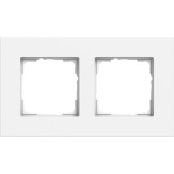 Gira Abdeckrahmen 2f Gira Esprit Alum. Reinweiß m...