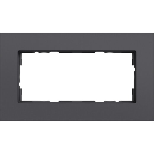 Gira Abdeckrahmen 2f o.M. Gira Esprit Alum. Anthrazit (lack.) 1002408