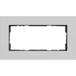 Gira Abdeckrahmen 2f o.M. Gira Esprit Alum. Grau m...