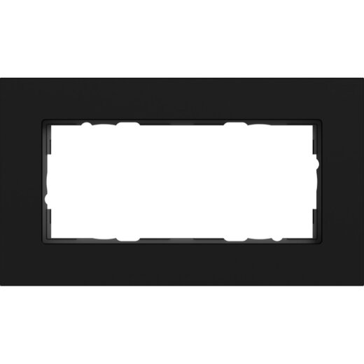 Gira Abdeckrahmen 2f o.M. Gira Esprit Alum. Schwarz m (lack.) 1002409