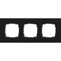 Gira Abdeckrahmen 3f Gira Esprit Alum. Schwarz m (lack.)...