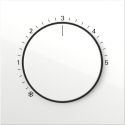 Gira Abd. RTR Flächenschalter Reinweiß 2706112