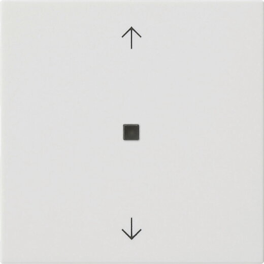 Gira S3000 Bedienaufs. BT Pfeile Reinweiß m 538227