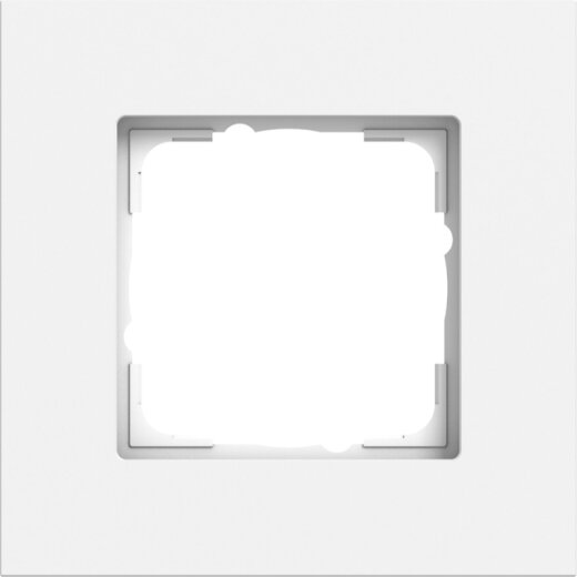 Gira Abdeckrahmen 1f Gira Esprit Alum. Reinweiß m (lack.) 0211407