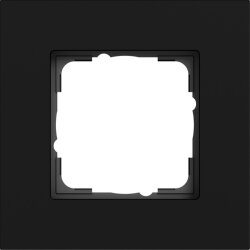 Gira Abdeckrahmen 1f Gira Esprit Alum. Schwarz m (lack.)...