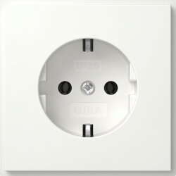 Gira SCHUKO (IP20) Gira TX_44 Reinweiß 418866