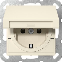 Gira SCHUKO KD + SH SRK System 55 Cremeweiß 475401